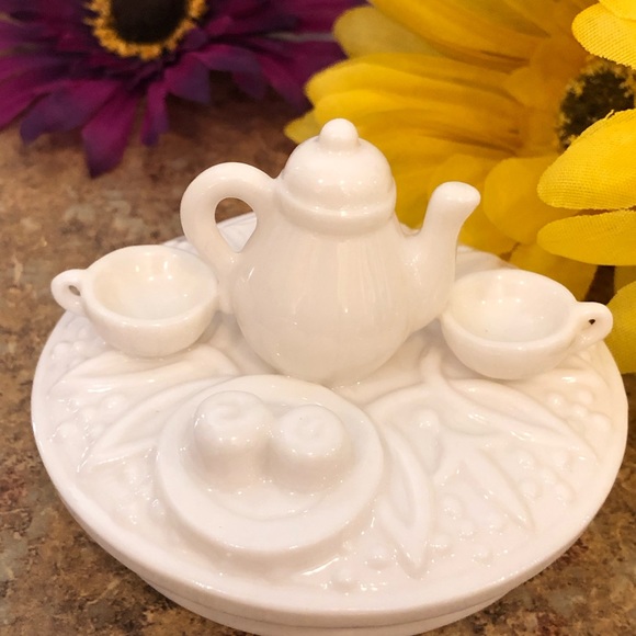 Lenox 1999 Vintage Butler's Pantry Tea Cart Teapot **Mint Condition** - Picture 5 of 12